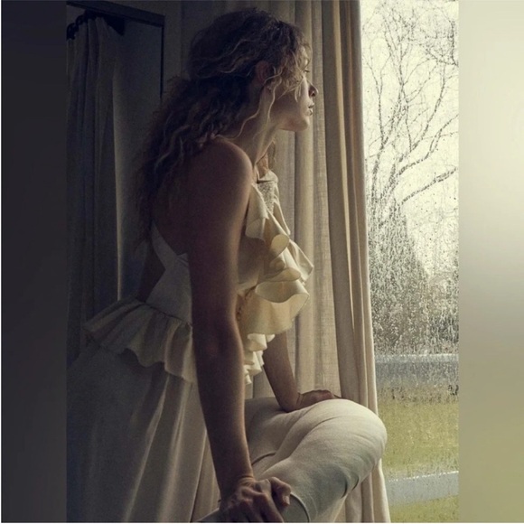 Doen Elouise Silk Dress Mother Of Pearl NWT - Picture 2 of 13